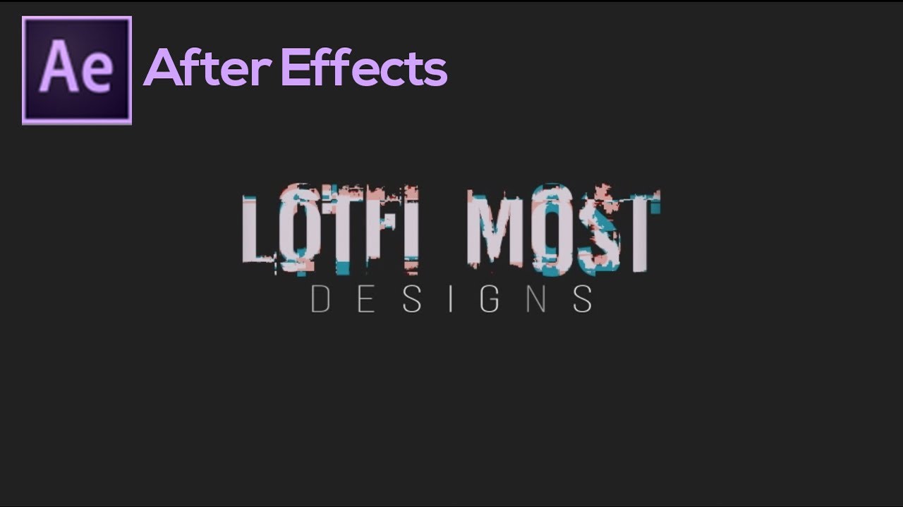 After effects intro tutorial no plugins for beginners ( free project ...