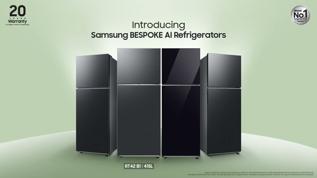 Introducing Samsung Bespoke AI Refrigerators