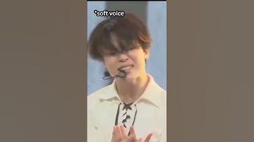jimin soft voice vs deep voice