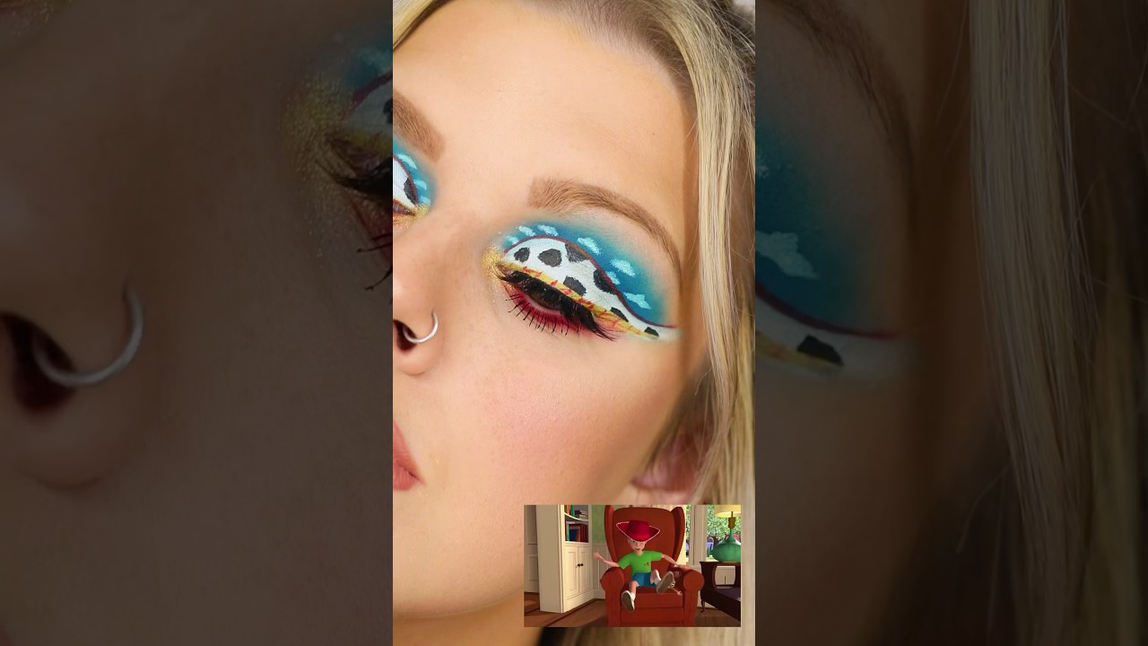 woody🤠 #makeup #toystory #woody #makeuplover #makeuplover #makeupshorts #makeupartist