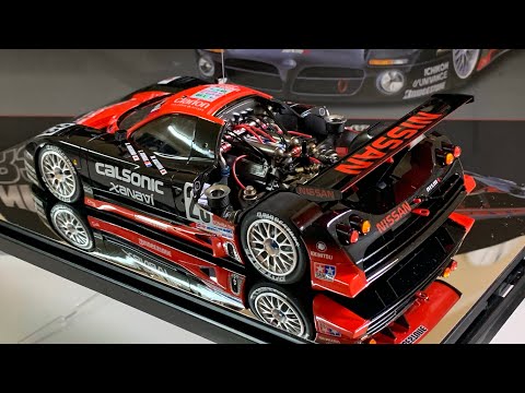 NISSAN R390GT1 TAMIYA 1/24 sports car model kit - YouTube
