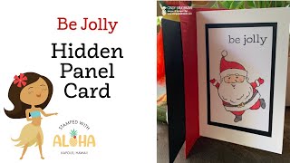 Be Jolly  Hidden Panel Card