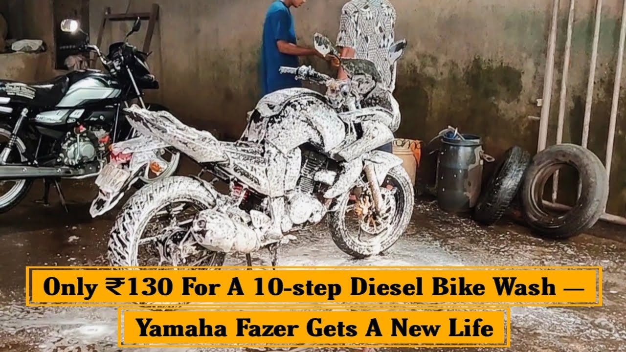 Can Diesel Really Save an Old Bike? Yamaha Fazer Gets the Ultimate Wash!