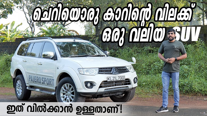 Better than Fortuner? | The Mitsubishi Pajero Sport Test Drive Review Malayalam