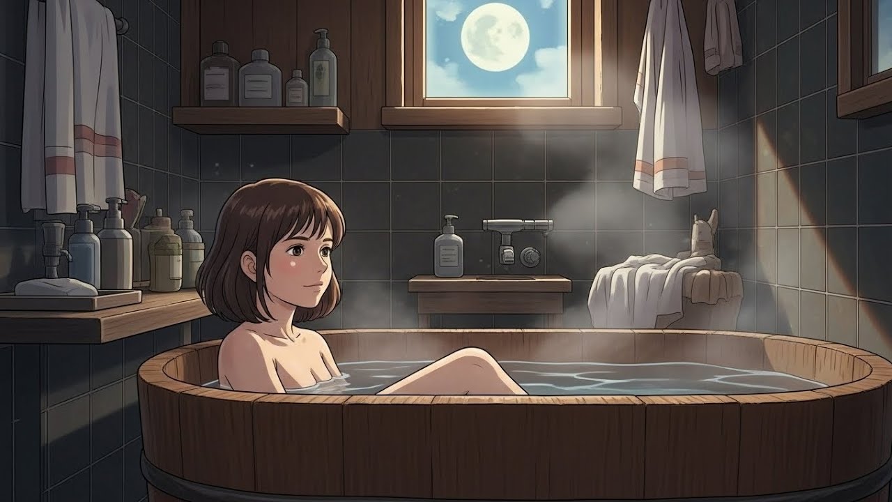 Walking Through the Quiet Village at Dusk | Slow Living and Soft Thoughts Ghibli first art 