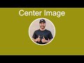 How to center an image in html css
