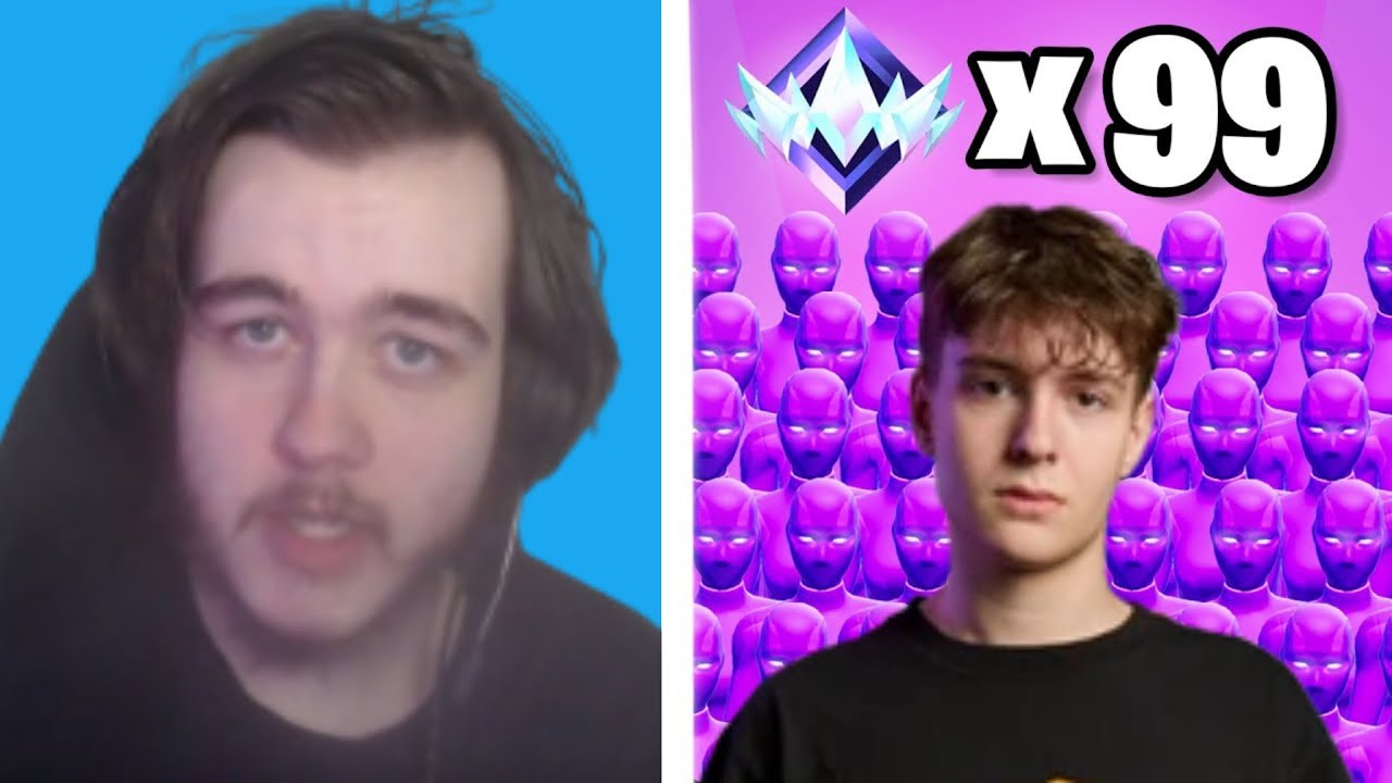 Daniel vs 99unreal players and clix - YouTube