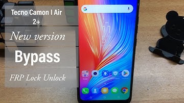 Tecno Camon IAir 2+ (Tecno ID3K) Bypass frp Lock Unlock | GSMAN ASHIQUE |