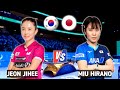 Miu hirano vs jeon jihee table tennis 2024