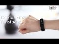 Y2 Plus Smart Bluetooth Wristband - BLACK
