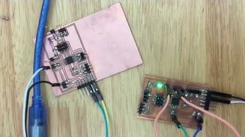 I2c ATtiny 85 slave ATtiny 45 master