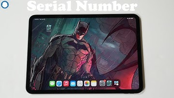 How To Find Serial Number on iPad Pro M4