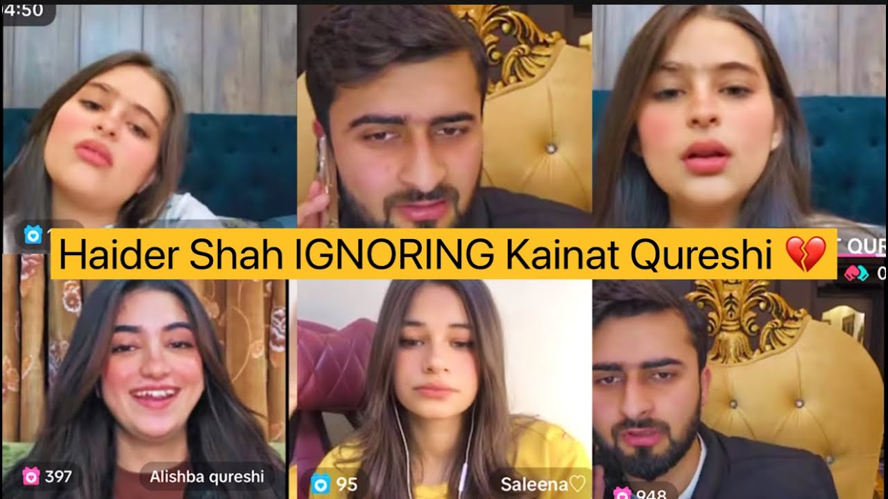 Haider Shah IGNORING Kainat Qureshi Because of Saleena - Alishba Qureshi Got Angry On Kainat Qureshi