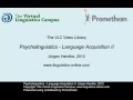 PSY122 - Language Acquisition II