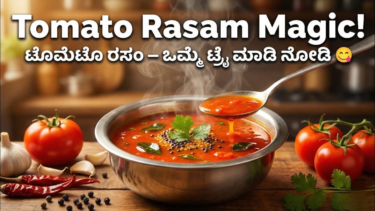 Tamato Rasam recipe || ಟಮಾಟೊ ರಸಂ 🤤 very testy and healthy 