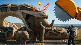 Celebrity Fearless Heroes Confront Giant Python To Save The Playful Elephant Wealth