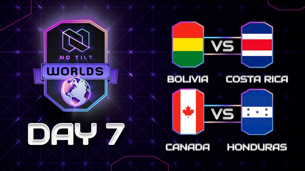 No Tilt Worlds - Bolivia vs Costa Rica : Canada vs Honduras