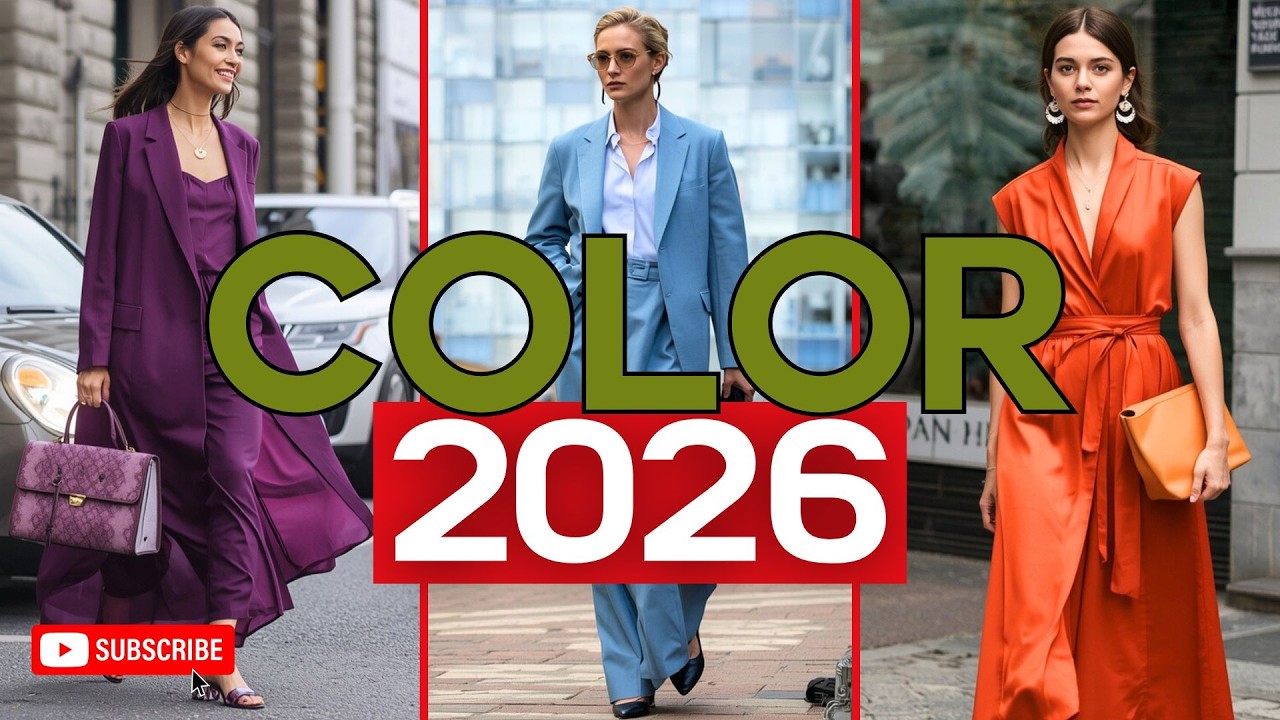 Самые подходящие цвета весны 2026 года для каждой женщины | Часть 3 #ВеснаЛето2026 #ЦветовыеТренд...