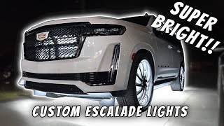 Cadillac Escalade Gets Super Bright Double Row Lighting