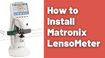 Quick installation guide for Matronix Lensmeter
