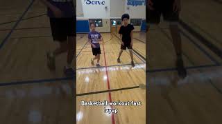 Basketball workout fast layup #keepgoing  #ballislife #workout #together #basketball #time
