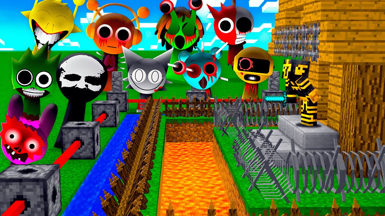 10 HACKS DE CONSTRUCCIÓN PARA DEFENDER TU CASA DE SPRUNKI HORROR EN MINECRAFT 😱