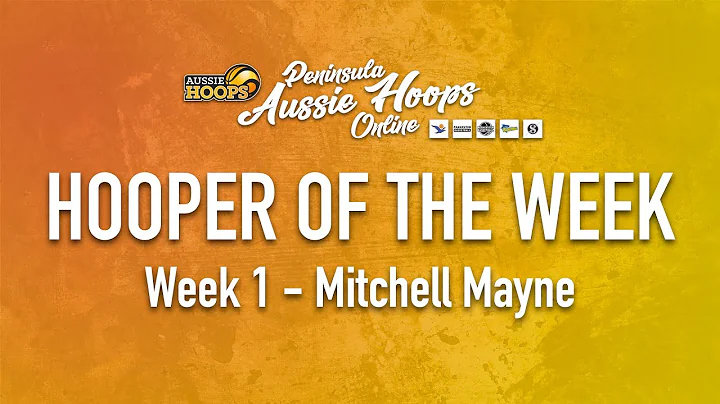 PAHO Hooper Of The Week - Mitchell Mayne