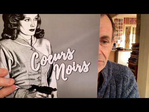 Coeurs noirs 'film noir' newsprint advertising 40s and 50s by David Koenig