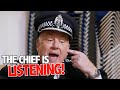 The chief is listening or is he  scot squad  bbc scotland