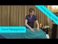 ASMR Towel Management when Turning Over