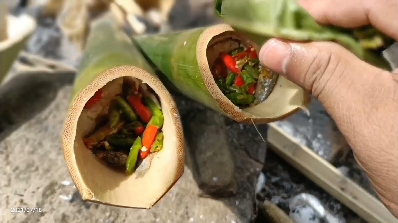 How to cook Bamboo shoot in bamboo YouTube