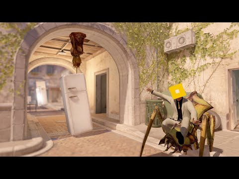 На что способен Барнакл в Half-Life 2 если очень постарается