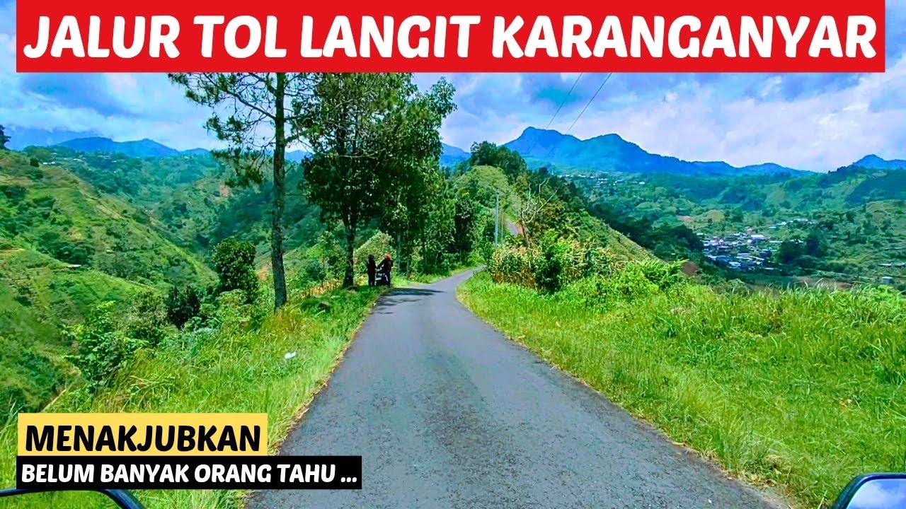 Lagi Viral ‼️Jalan Tol Langit Perbatasan Karanganyar Wonogiri | Ternyata Ada Jalan Sebagus Ini