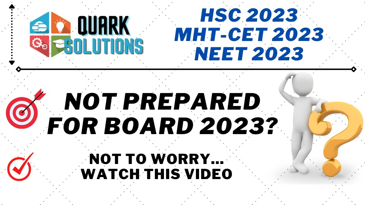 🎯 New Study Plan for 2023 | HSC 2023 | MHT-CET 2023 | NEET 2023 | QuarkSolutions