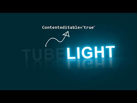 CSS Glowing Tubelight Text Animation Effects | CSS Glowing Effects