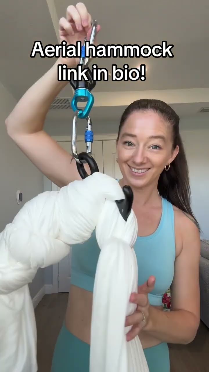 Would you put an aerial hammock in your house? See link in description!
