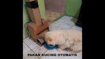Pakan Kucing Otomatis Menggunakan Servo dan Sensor Ultrasonik | Kelompok 4