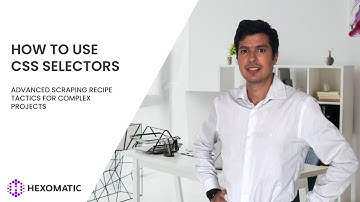 How to scrape websites using CSS selectors no coding required with Hexomatic [TUTORIAL]