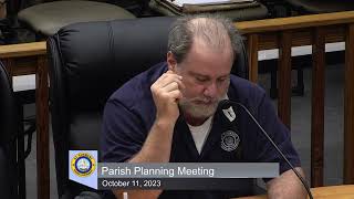 St. Tammany Parish Planning Meeting October 11, 2023
