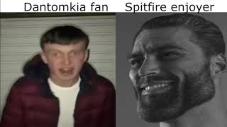 Average Dantomkia Fan Vs Average Spitfire Enjoyer Robot Warsbattlebots Meme