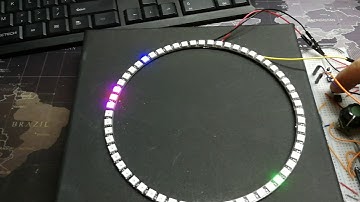 60 Neopixel led clock powered by Arduino