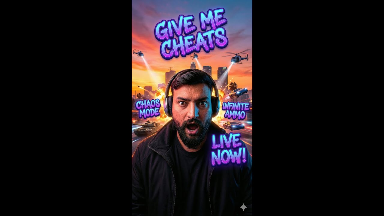 Viewers Control My Game 😱 | Drop GTA V Cheat Codes LIVE 🔥