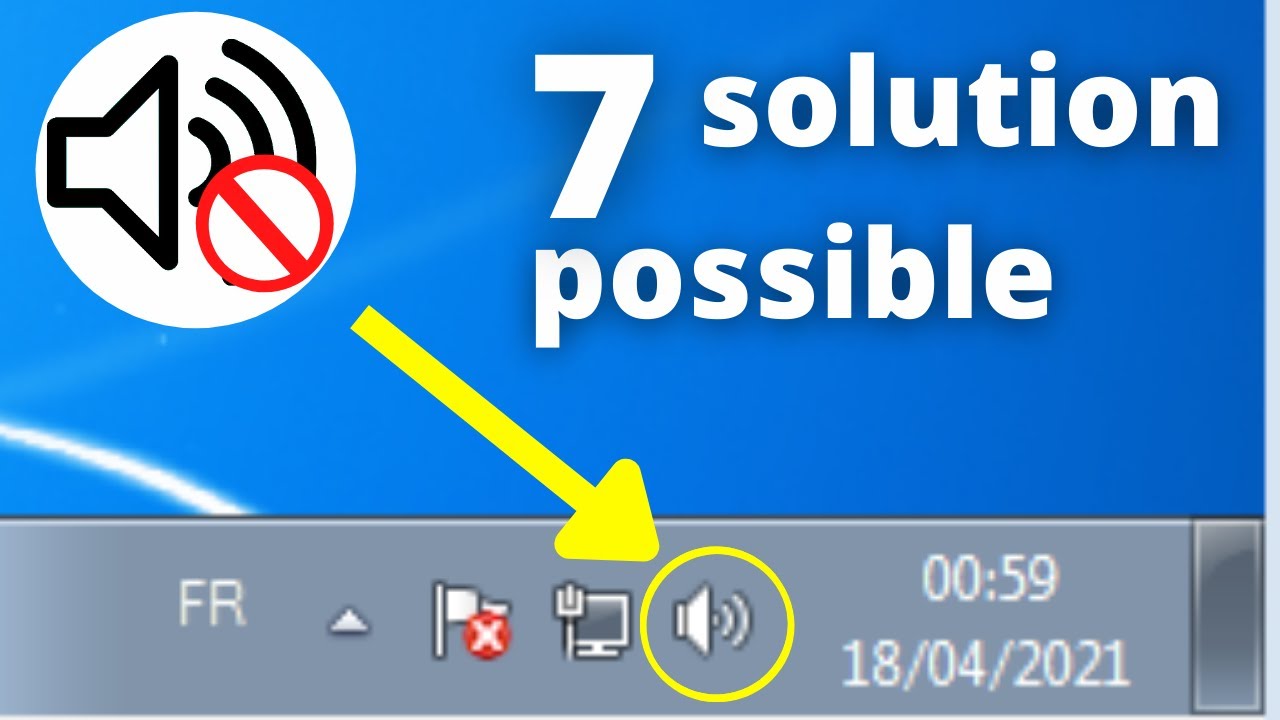 Probleme de son windows 7  comment activer le son sur pc Tuto Franais