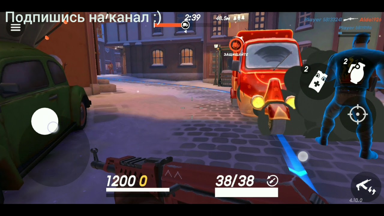 Игра Guns of Boom на мобильный телефон андроид