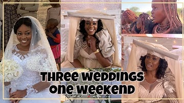 Three weddings one weekend || NAMIBIAN YOUTUBER || HIMBA/HERERO WEDDING