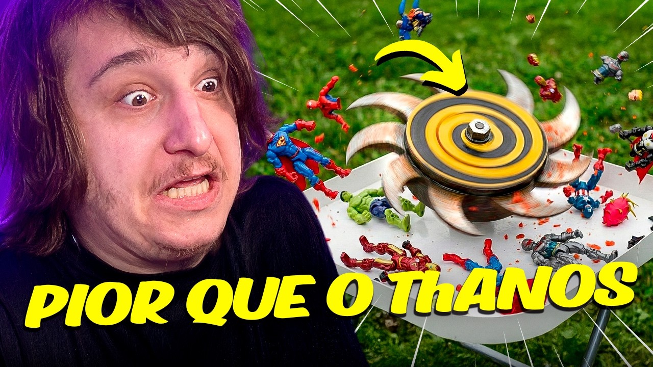 Beyblade de 10kg é IMPARAVEL!