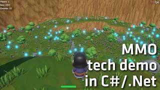 MMO tech demo in C#/.NET and Unity 6