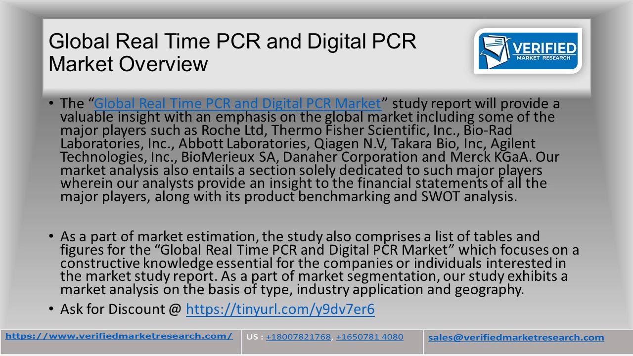 Global Real Time PCR and Digital PCR Market 2018-2025