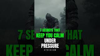 7 Secrets That Keep You Calm Under Pressure Stoic Wisdom