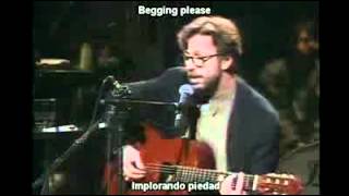 Video thumbnail of "Eric Clapton   Tears In Heaven lyrics y subtitulos en español"